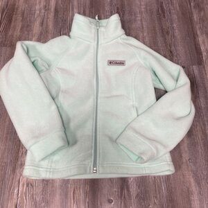 Columbia Light Green Fleece Jacket